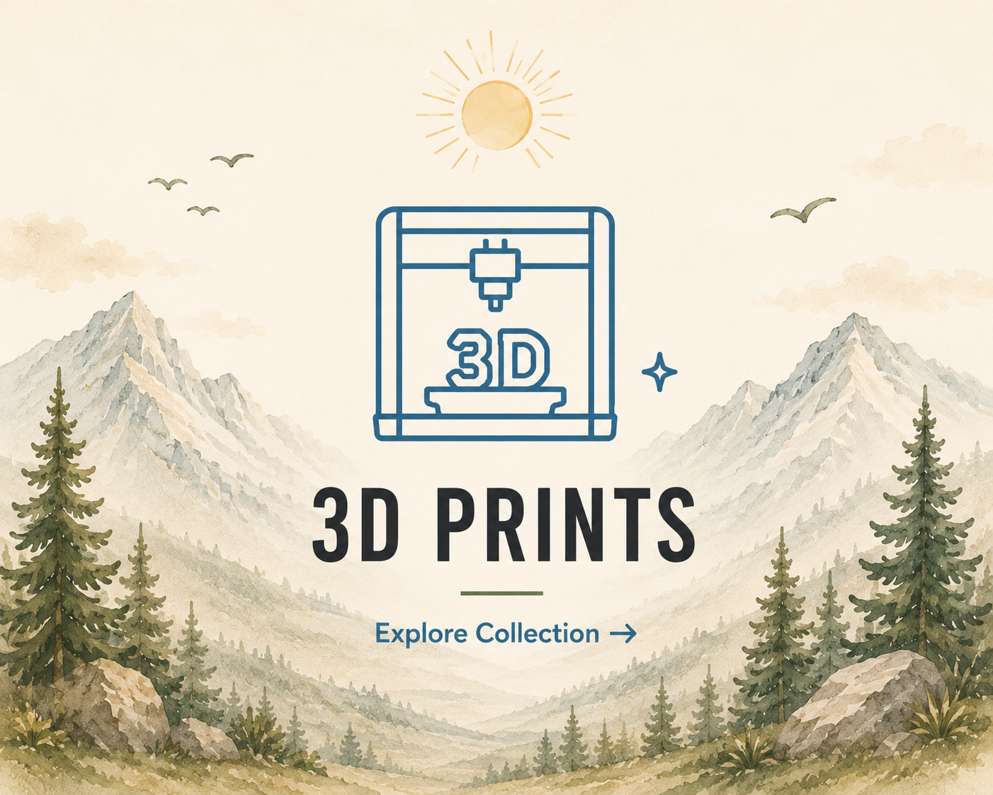 3D Printed