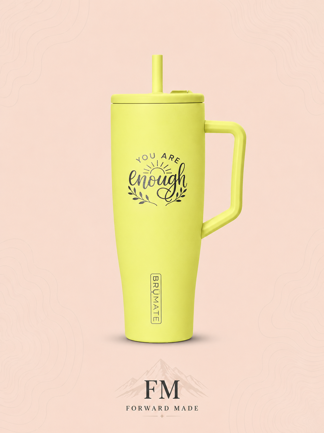 Personalized 40oz Insulated Tumbler with Lid | Engravable Travel Mug