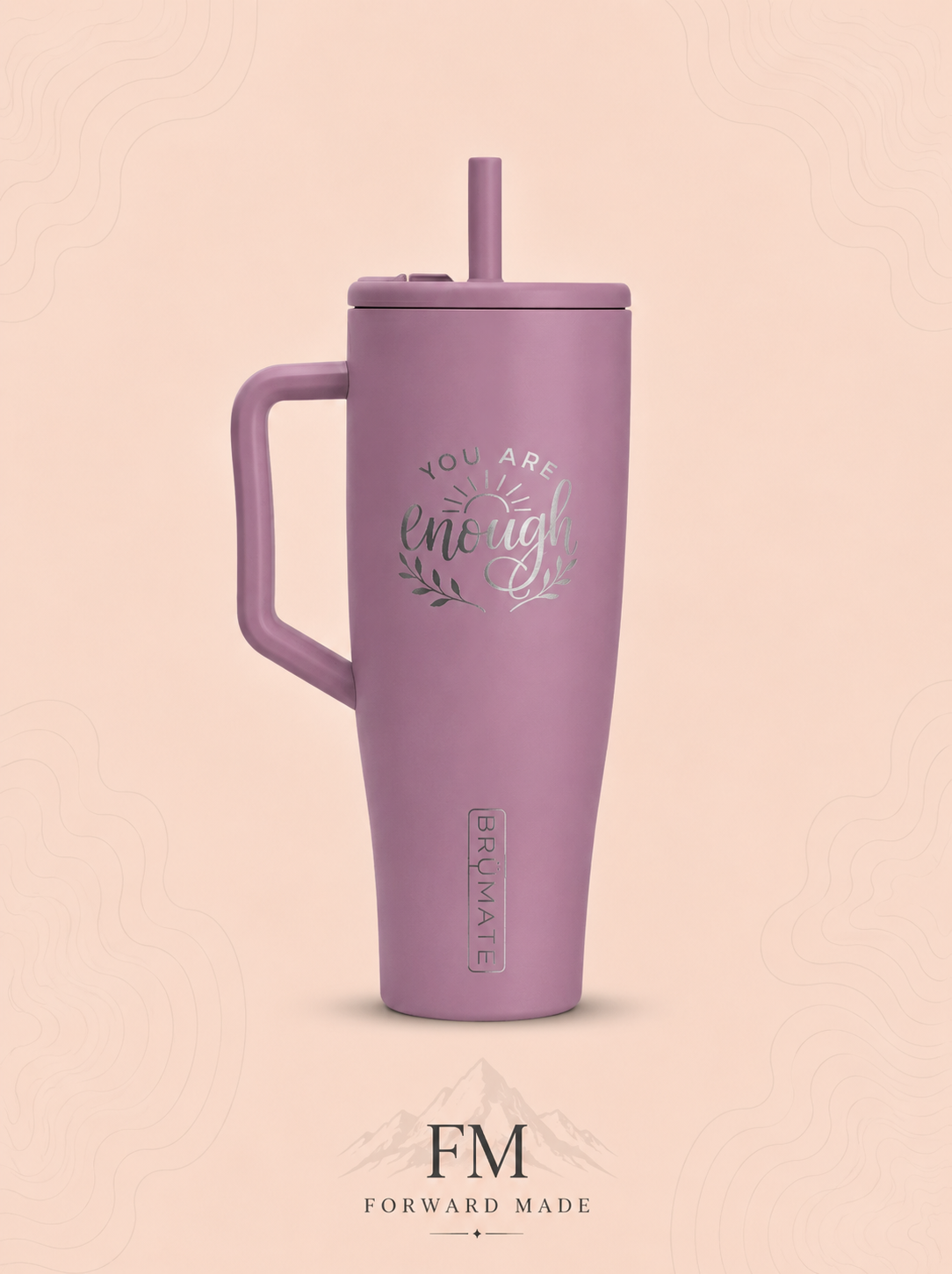 Personalized 40oz Insulated Tumbler with Lid | Engravable Travel Mug