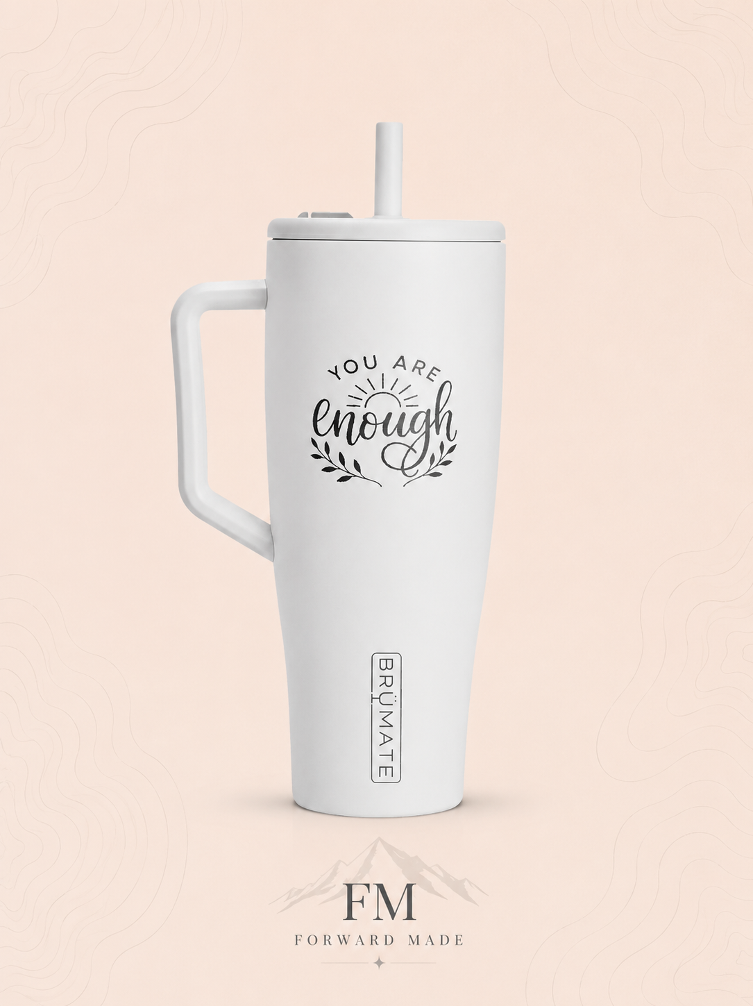 Personalized 40oz Insulated Tumbler with Lid | Engravable Travel Mug