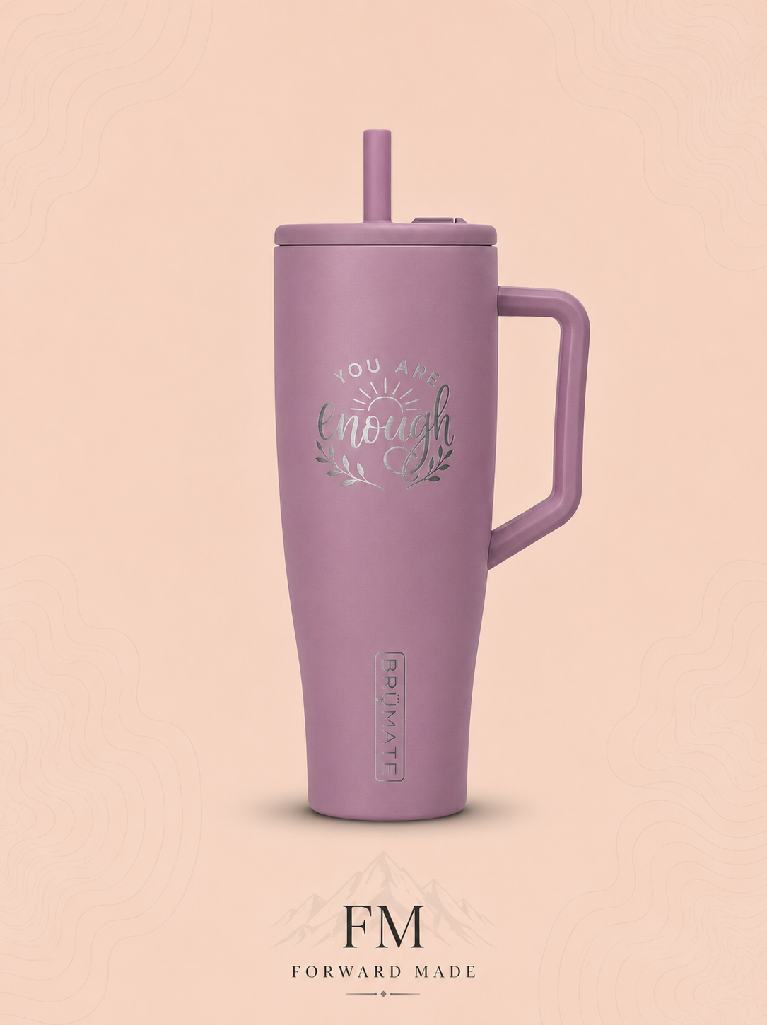 Personalized 40oz Insulated Tumbler with Lid | Engravable Travel Mug