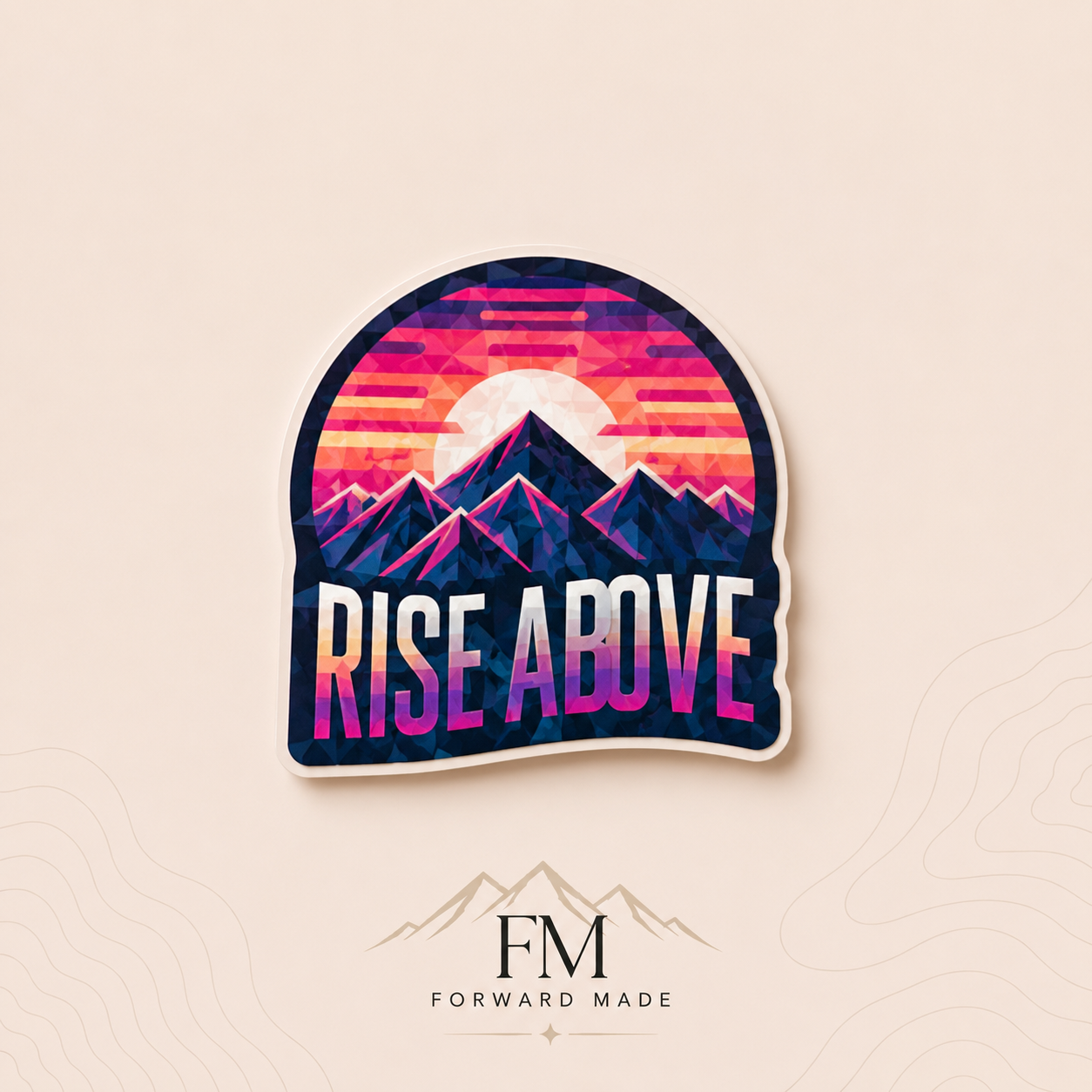 Rise Above Vinyl Sticker