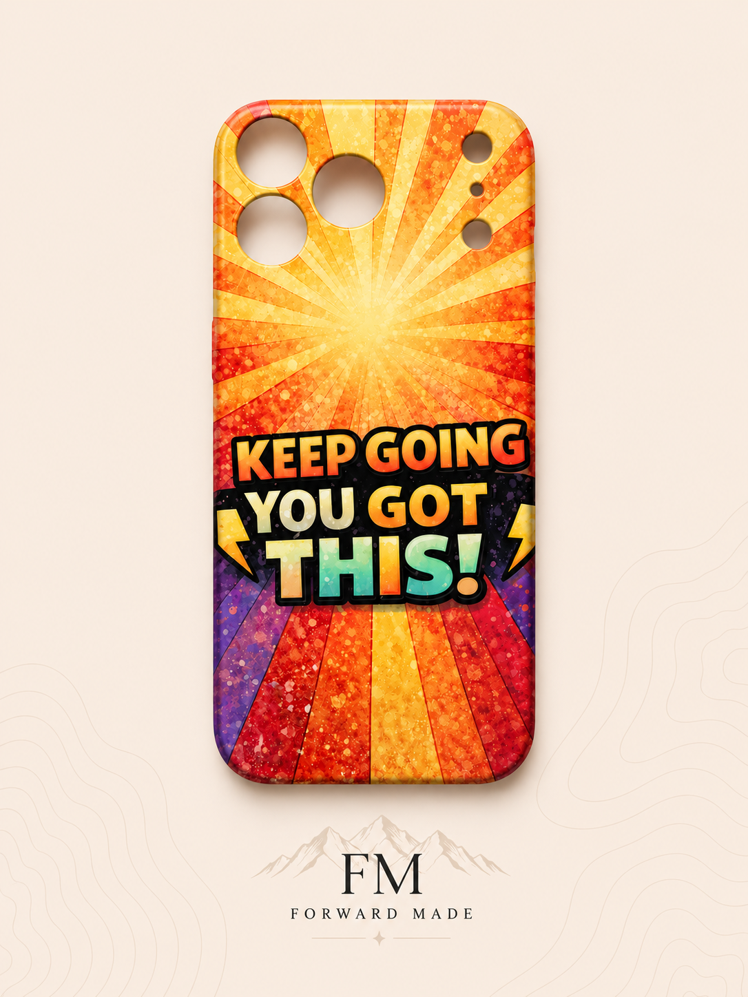 Keep Going, You Got This! Phone Case iPhone 17 pro max